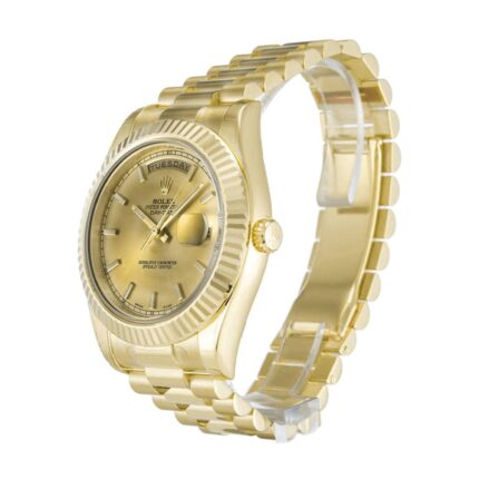 Rolex Day Date 228238 Ew Yellow Gold Champagne Dial Replica 2 1