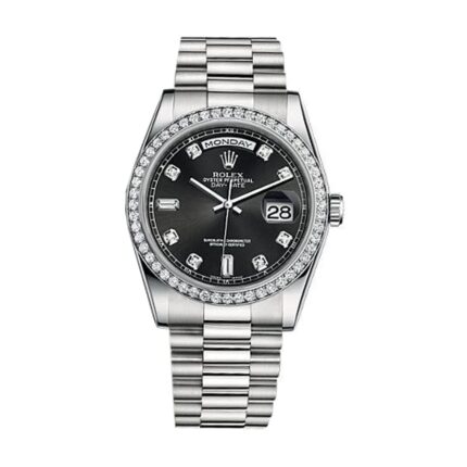 Rolex Day Date 228349rbr White Gold Diamond Automatic Diamonds Sapphire Dial Replica 1