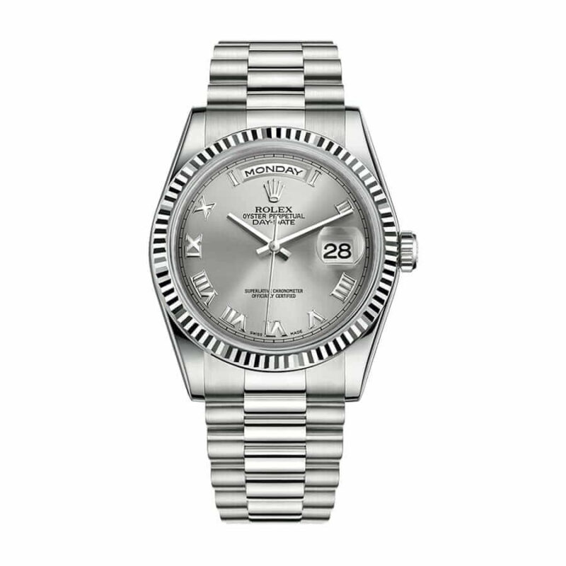 Rolex Day-Date II 218239 Grey Roman Dial Super Clone