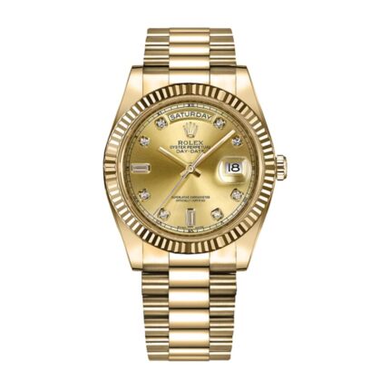 Rolex Day Date Ii 218238 41mm Kw Yellow Gold Champagne Dial 1