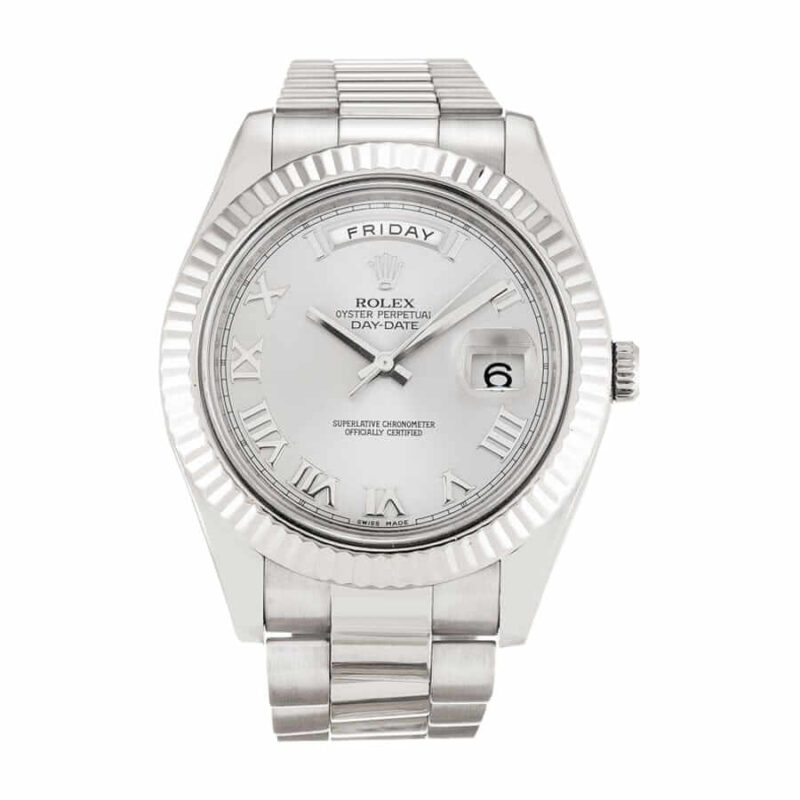 Rolex Day-Date 218239-0041 V6 White Roman Dial Super Clone