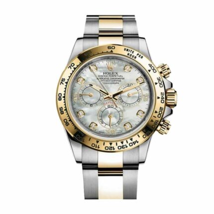Rolex Daytona 116523 Mother Of Pearl Diamond Dial Two Tone 1