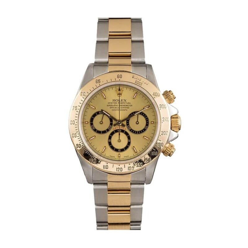 Rolex Daytona Cosmograph Yellow Gold Champagne Dial 16523 Super Clone
