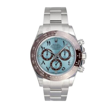 Rolex Daytona Platinum Ice Blue Hindu Arabic Dial 116506 Replica 1