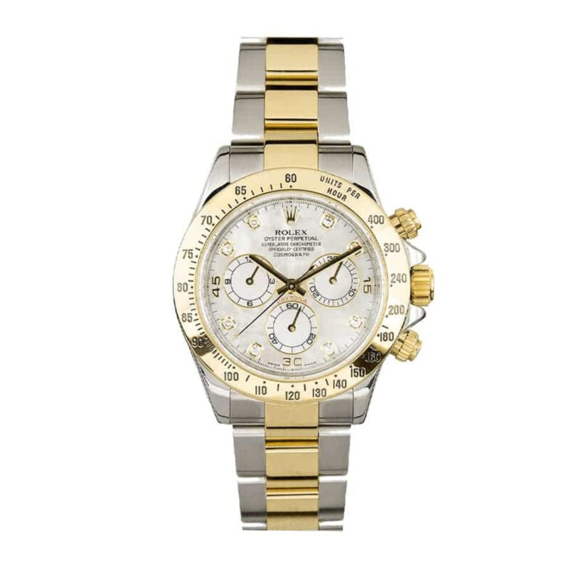 Rolex Daytona Two Tone White Dial 116523 Super Clone