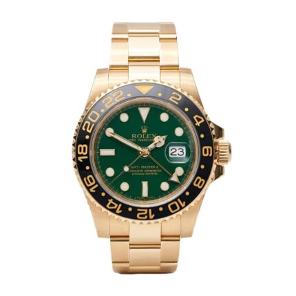 Rolex Gmt Master 116718ln Ii Yellow Gold Automatic Green Dial Replica 2 1