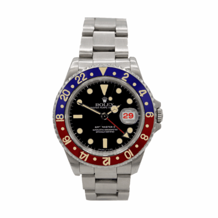 Rolex Gmt Master Ii Red Black Bezel Blue Dial 16710 Oyster Replica 1 1 1
