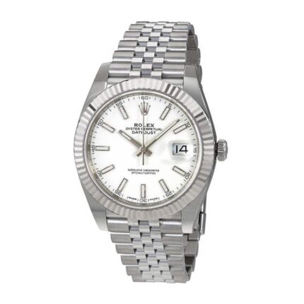 Rolex Jubilee Perpetual Datejust White Dial 126334ws 1