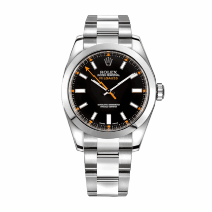 Rolex Milgauss Black Dial Green Crystal M116400gv 0001 Replica 2