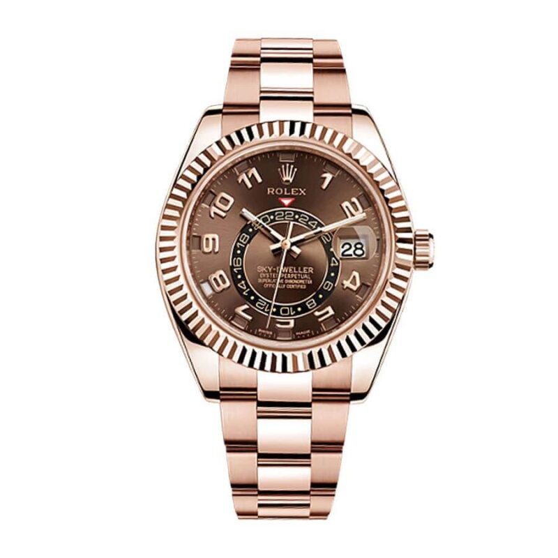 Rose Gold Sky-Dweller Super Clone
