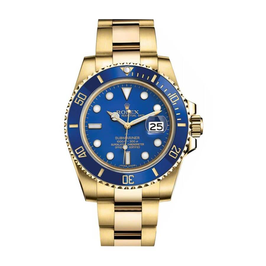 rolex-submariner-blue-dial-gold-116618lb-replica-1 Rolex Submariner Blue Dial Gold 116618lb Replica 1