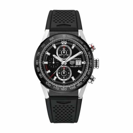 Tag Carrera Black Rubber Replica 1