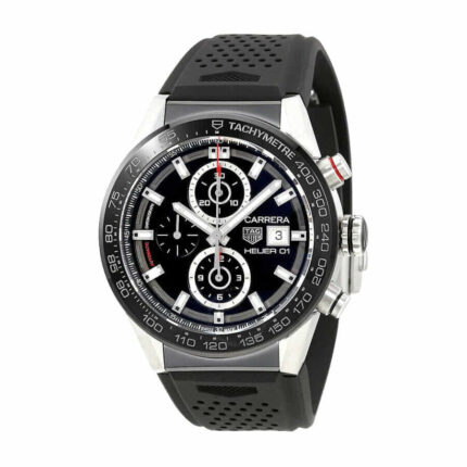 Tag Carrera Black Rubber Replica2 1