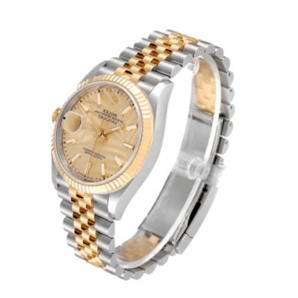 Unitedluxury Rolex Datejust Yellow Gold Left 1