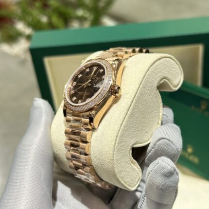 Dong Ho Rolex DateJust Fake Mat Chocolate Day Oyster BP Factory 31mm 3 768x768 1