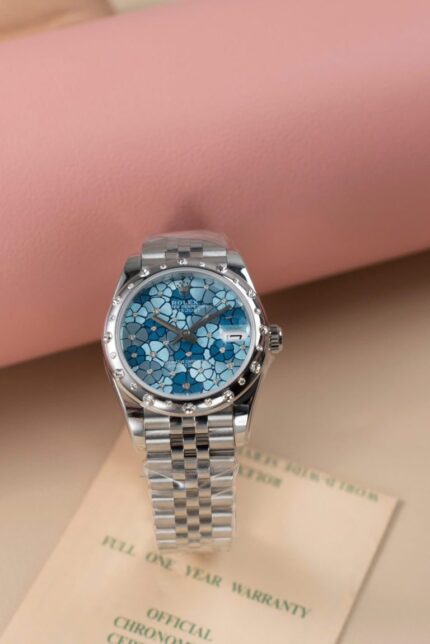 Dong Ho Rolex DateJust Lady 278344 Replica 11 Mat Hoa Vien Dinh Da 31mm 1 768x1151 1