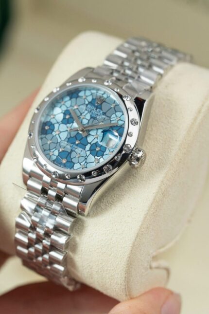 Dong Ho Rolex DateJust Lady 278344 Replica 11 Mat Hoa Vien Dinh Da 31mm 2 768x1152 1