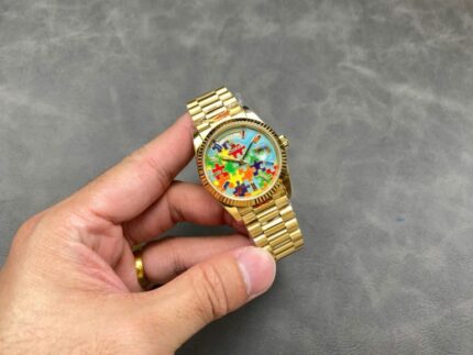 Dong Ho Rolex Day Date 128238 Che Tac Mat So Puzzle Emoji Jigsaw Motif 36mm 7 768x576 1