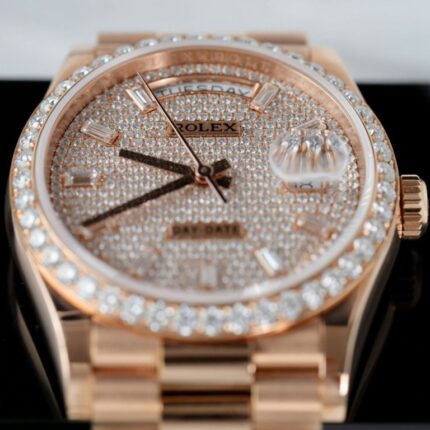 Dong Ho Rolex Day Date Che Tac Boc Vang Hong Dinh Kim Cuong Tong Hop Xuong GM 36mm 8 768x768 1