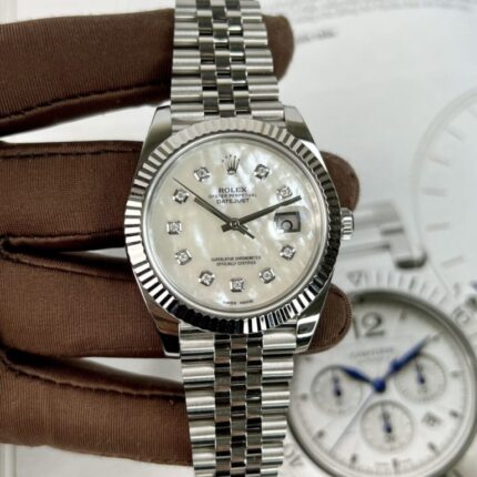 Dong Ho Rolex Nam Rep 11 Do Mat Xa Cu Coc Moissanite DateJust 41mm 4 768x768 1