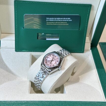 Dong Ho Rolex Nu Datejust Mat Hong Fake Cao Cap EW 31mm 3 768x768 1