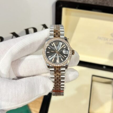 Dong Ho Rolex Nu Dinh Da Mat So Xam Fake 11 31mm 6 768x768 1
