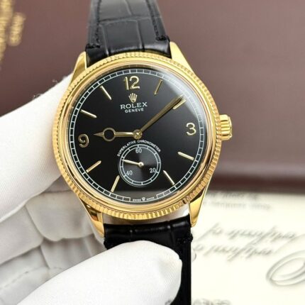 Dong Ho Rolex Perpetual 1908 Fake 11 Ma Vang Mat Den 39mm 1 768x768 1