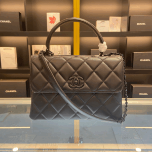 Chanel Trendy Replica 11 Brown Leather Full Box Handbags 25cm